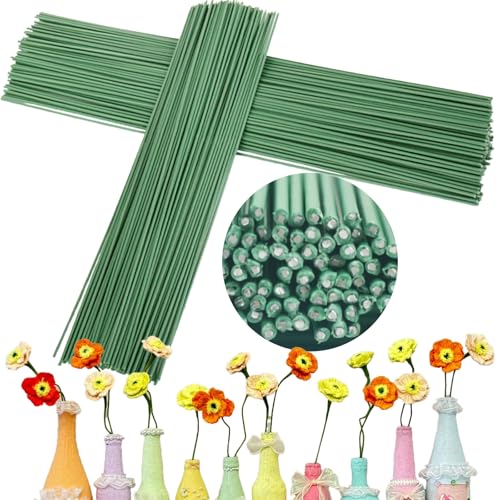 Penbin Blumendrahtstiele, 2 mm, grün, 30 cm, flexibler und starker Floristendraht für Blumenarrangements, Kranzherstellung, Bastelarbeiten, rostfrei, Großpackung, 100 Stück Penbin Blumendrahtstiele, 2 mm, grün, 30 cm, flexibler und starker Floristendraht für Blumenarrangements, Kranzherstellung, Bastelarbeiten, rostfrei, Großpackung, 100 Stück von Penbin