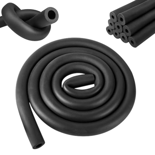 Rohrisolierung Ø 16mm, Rohrisolierung Schaumstoff 1.8m,Rohr Isolierung Heizungsrohre 9 mm Isolierstärke,isolierschlauch, Isolierrohr Schwarz,Schaumstoff Rohr für Heizung Sanitär von Penbinmall