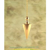 Kegel-Pendel Vf, Vergoldet Kegel-Pendel Vf, Vergoldet von PendelManufaktur