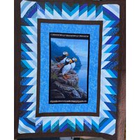 Puffin Queen-Size Quilt von Penelopesquilts