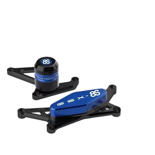 Motorrad Rahmen Sturzschutz for Suzuki GSX-8S GSX8S Gsx 8s Schutz Abdeckung Rahmen Sliders Crash Falling Guard 2023 2024 Motorrad Crash Protection Pad Schieberegler Crash Schutz(GSX-8S BkBu) von PengHuas