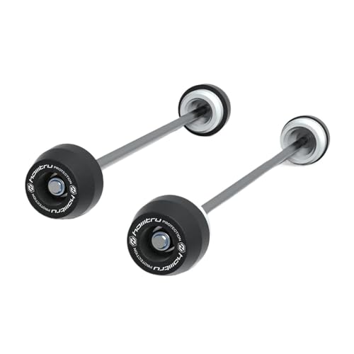 PengHuas Motorrad Rahmen Sturzschutz Motorrad Gabel Slider Achse Vorne Hinten Rad Crash Fallen Protector for Yamaha MT-03 YZF-R3 2015-2023 Schieberegler Crash Schutz(One Set) von PengHuas