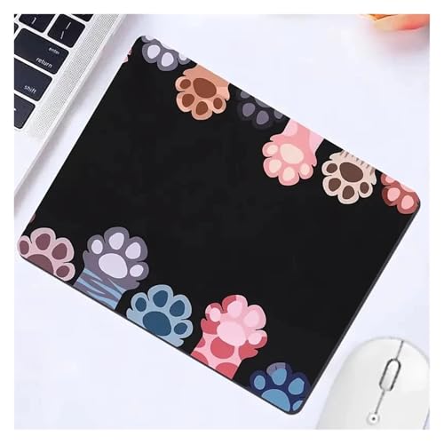 Cartoon Kleine Maus Pad Nette Katze Pfote Gaming Zubehör Kawaii Büro Computer Tastatur Mousepad PC Gamer Laptop Schreibtisch Matte von Pengchang
