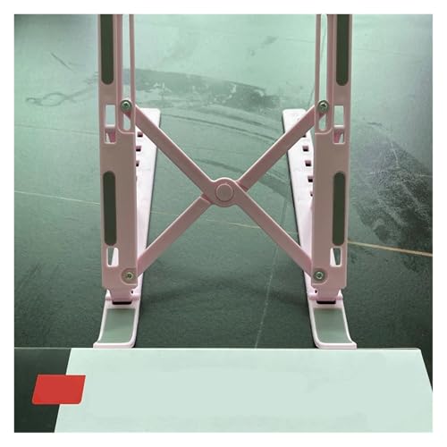 Einstellbare Laptop Stand Notebook Stand Tisch Cooling Pad Faltbare Laptop Halter Tragbare Lapdesk Kühlung Halterung Riser Neue 1 Pc(Pink) von Pengchang