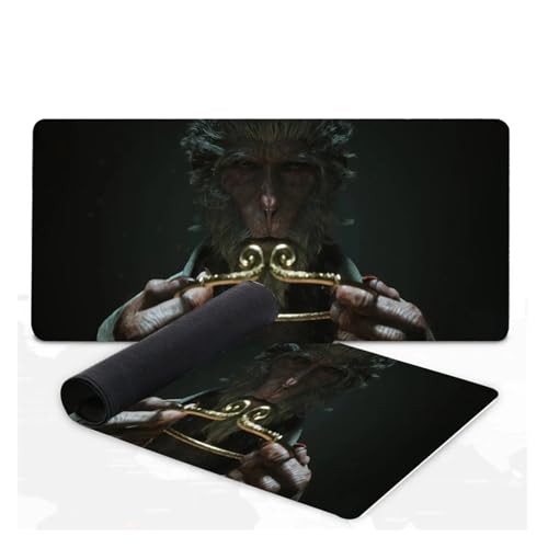 Pengchang Gamer Mousepad Black Myth Wukong Mauspad Computerzubehör Fast Desk Mat Company Gaming-Mauspads(10,400X800X3MM) von Pengchang
