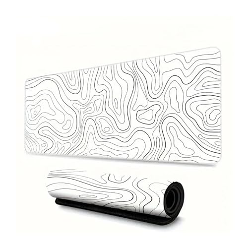 Pengchang Großes Mauspad for den Schreibtisch, Gaming-Mauspads mit genähten Kanten und Rutschfester Gummibasis, erweiterte Mauspads, Spielzubehör(300X800X2MM) von Pengchang