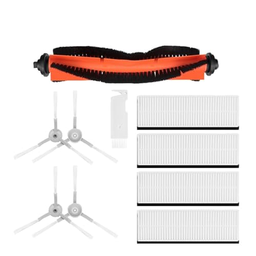 Hauptseitenbürste Hepa-Filter Mopp Lappen Ersatz Kompatibel mit Xiaomi Viomi V3 Max Roboter-Staubsauger Ersatzteile Zubehör V-RVCLM27B(010) von Pengchang