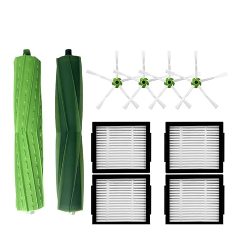 Hauptseitenbürste Hepa-Filter Mopptuch-Pads Kompatibel mit Irobot Roomba Combo I5 /I5+ / J5 + Roboter-Staubsauger-Teilezubehör-Kit(003) von Pengchang