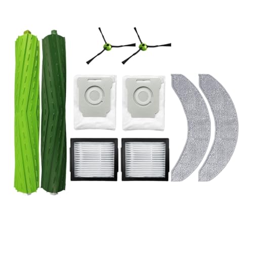 Kompatibel mit (IRobot Romba Combo J7+ / J9+ 10 Max) Rollen-Seitenbürste, Staubbeutel, Wischroboter, Ersatzzubehör, Ersatzteil(Set R) von Pengchang