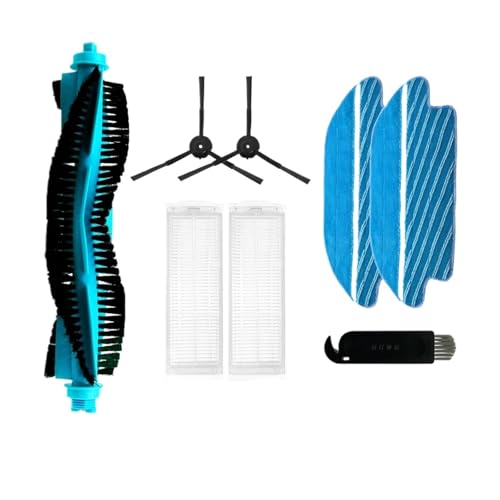 Kompatibel mit (Proscenic M6 Pro) Roboter-Staubsauger, Ersatzteil, Zubehör, Rollen, Seitenbürste, Hepa-Filter, Mopp(Set B) von Pengchang