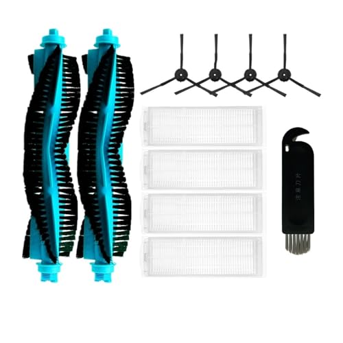 Kompatibel mit (Proscenic M6 Pro) Roboter-Staubsauger, Ersatzteil, Zubehör, Rollen, Seitenbürste, Hepa-Filter, Mopp(Set C) von Pengchang