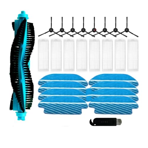 Kompatibel mit (Proscenic M6 Pro) Roboter-Staubsauger, Ersatzteil, Zubehör, Rollen, Seitenbürste, Hepa-Filter, Mopp(Set O) von Pengchang