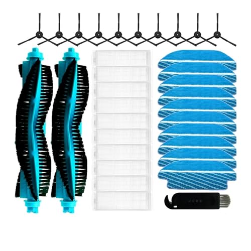 Kompatibel mit (Proscenic M6 Pro) Roboter-Staubsauger, Ersatzteil, Zubehör, Rollen, Seitenbürste, Hepa-Filter, Mopp(Set P) von Pengchang