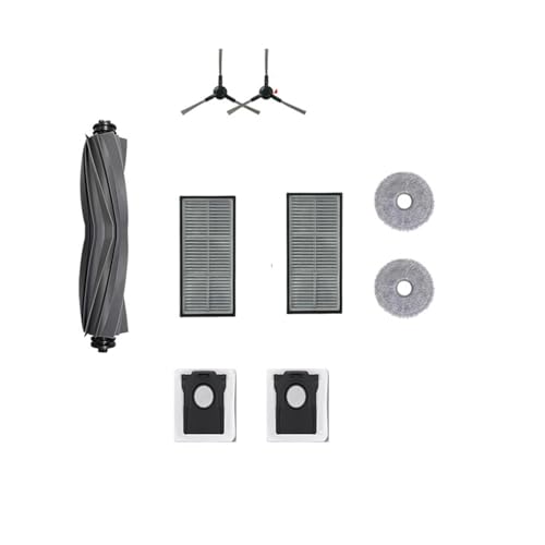 Kompatibel mit Dreame L10s Pro Ultra Heat / X30 Gen 2, Mova E30 Teile Hauptseitenbürste Filter Mopptuch Staubbeutel(Set8) von Pengchang