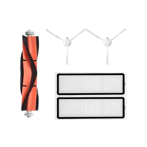 Kompatibel mit Xiaomi Roboterstaubsauger S10+ / Plus Staubsauger-Ersatzteile Hauptseitenbürste Hepa-Filter Mopptücher Ersatz(Set 5) von Pengchang