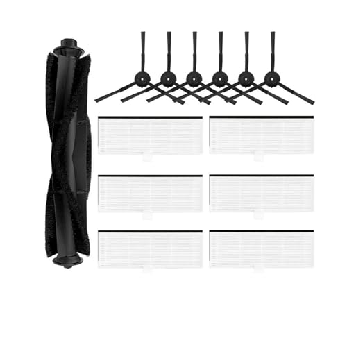 Kompatibel mit Xiaomi Viomi S9 Hauptseitenbürste Hepa-Filter Staubbeutel Mopptücher Lappen Ersatzteil Roboter-Staubsauger-Zubehör-Kit(Set E) von Pengchang