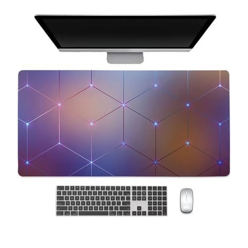 Pengchang Mauspad, großes Tastatur-Maus-Schreibtischpad, rutschfestes Gummi-Gaming-Mauspad, Laptop-Mausteppich(XuanG,300X600X2MM) von Pengchang