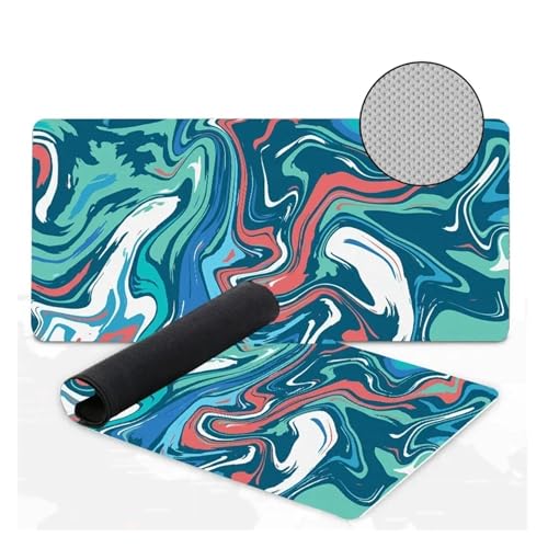 Pengchang Mousepad Art Stripe Gamer Schwarz Großes Mauspad Corporate Speed ​​Control Mauspads XXL Schreibtischunterlage Büroteppich Computertischteppich(Control 4,400X800X3MM) von Pengchang