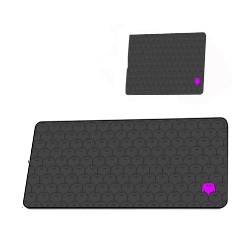 Pengchang Niedliches Mousepad Katze Einfaches kreatives Mauspad Kawaii Große Schreibtischmatte Teppichunterlage Computerzubehör Tastatur Wasserdichtes Mauspad(15,400x900x2mm) von Pengchang
