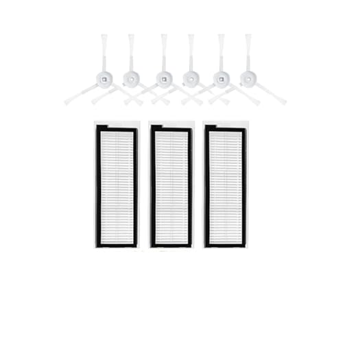 Pengchang Kompatibel mit 360 S9 S6 Pro X90 X95 Roboterstaubsauger HEPA-Filterrolle Hauptbürste Seitenmopptuch Lappen Ersatzteile Zubehör(Set A) von Pengchang