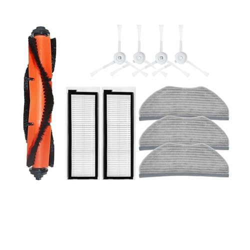 Pengchang Kompatibel mit 360 S9 S6 Pro X90 X95 Roboterstaubsauger HEPA-Filterrolle Hauptbürste Seitenmopptuch Lappen Ersatzteile Zubehör(Set C) von Pengchang