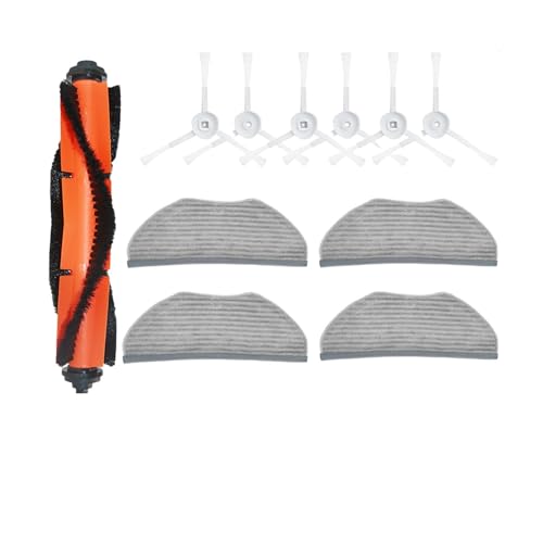 Pengchang Kompatibel mit 360 S9 S6 Pro X90 X95 Roboterstaubsauger HEPA-Filterrolle Hauptbürste Seitenmopptuch Lappen Ersatzteile Zubehör(Set E) von Pengchang