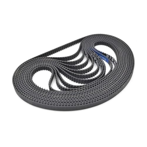 Pengchang S2M-Riemen 262–360 mm Länge Breite 4/6/10/15 mm STS S2M Synchron-Zahnriemen aus Gummi mit geschlossenem Kreislauf(356mm,1PC_4MM) von Pengchang