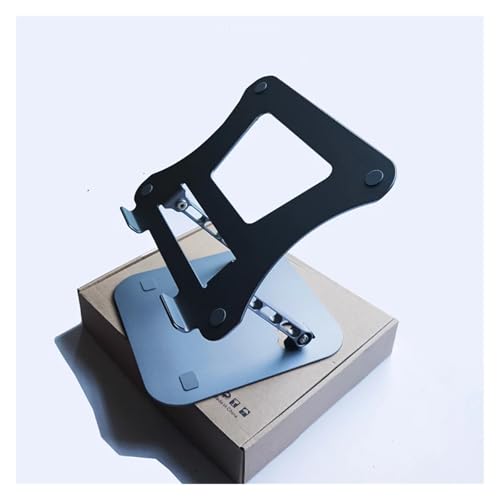 Tablet-Ständer, verstellbar, Aluminiumlegierung, Laptop-Tablet bis zu 17 Zoll, tragbarer Klappständer, Kühlständer-Unterstützung(Grey) von Pengchang