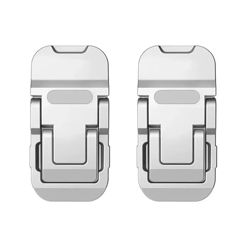 Zwei Laptop-Ständer, Faltbarer Laptop-Ständer, Tastaturhalter for kompakte Computer, unterstützt korrosionsbeständig, Mini-Größe for Büro(Silver) von Pengchang