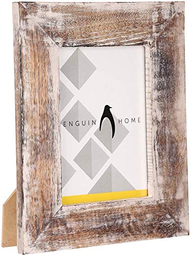 Penguin Home Portrait und Landschaft Orientierung Foto-Rahmen 3113 weiß gewaschen 15 x 10 cm von Penguin Home