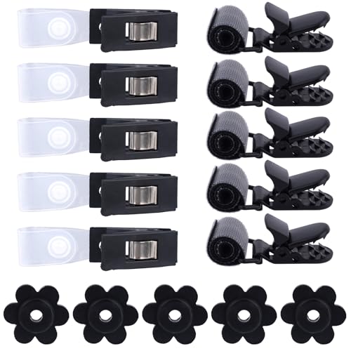 15 Stück Gartenflaggen Clips & Stopper, Windfeste Plastik Standhalterung mit Gummi Stopper Magische Patch-Clips Flaggenhalter als Hardware Zubehör für Innen und Außenbereich Garten & Rasen 15 Stück Gartenflaggen Clips & Stopper, Windfeste Plastik Standhalterung mit Gummi Stopper Magische Patch-Clips Flaggenhalter als Hardware Zubehör für Innen und Außenbereich Garten & Rasen von Penitue