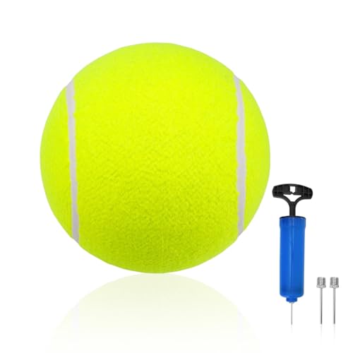 24cm Riesen Hüteball für Hunde, Extra Großer Tennisball für Hunde mit Pumpe und 2 Nadeln Spaß Apportier und Trainingsball for Haustiere Outdoor Spielzeug 24cm Riesen Hüteball für Hunde, Extra Großer Tennisball für Hunde mit Pumpe und 2 Nadeln Spaß Apportier und Trainingsball for Haustiere Outdoor Spielzeug von Penitue