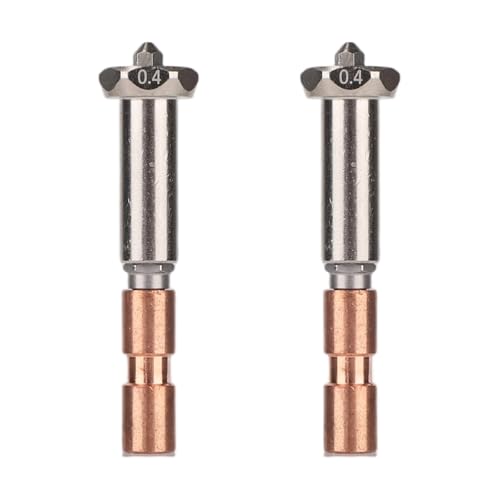 2stk 0,4mm Integrierte Düsen, Verbesserte Abnehmbare Schnellwechseldüsen für den Druckkopf und das Hot-End für Anycubic Kobra 3 MAX/Kobra 3 Max Combo 3D-Drucker 2stk 0,4mm Integrierte Düsen, Verbesserte Abnehmbare Schnellwechseldüsen für den Druckkopf und das Hot-End für Anycubic Kobra 3 MAX/Kobra 3 Max Combo 3D-Drucker von Penitue