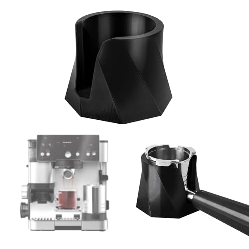 Penitue Kaffee-Tamper-Basis, für Ninja Espresso ES601, rutschfest PETG Tamper-Ständer Stabil Siebträger-Unterstützung Unverzichtbar Espressomaschinen-Zubehör (Schwarz) von Penitue