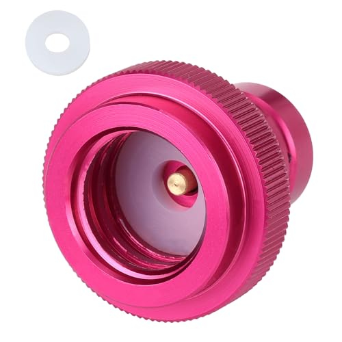 Verbesserter CO2 Schnelladapter, Kompatibel mit DUO/Terra/Art Zubehör zum Nachfüllen von Soda Maker Ventilen mit TR21-4 Außengewinde (Pink) von Penitue