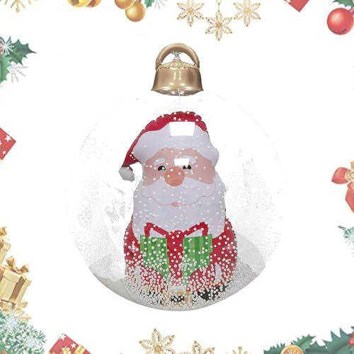 Penlimly Aufblasbare Weihnachtskugeln - Aufblasbare Dekokugeln Deko Außenbereich - wasserdichte Festliche Deko Für Feiern Garten Rasen Indoor Outdoor Im Freien von Penlimly