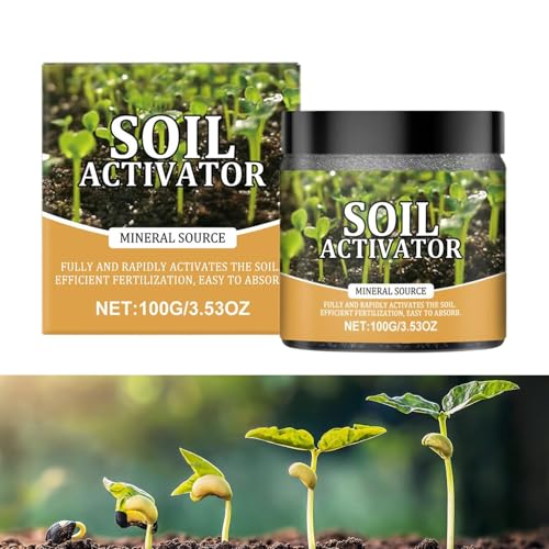 Penlimly Bodenaktivator,Fördert Gesundes & Starkes Wachstum Von Nahrungspflanzen - 100G Natürliches Gartenzubehör Für Obst Blüten Vermehrung Gartenarbeit Zimmerpflanzen Wachstum von Penlimly