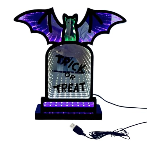 Penlimly Halloween Nachtlicht - Grabstein Deko Mit Ständer,USB-Betrieben Für Haushalt Garten Wohnzimmer Schlafzimmer Dekoration von Penlimly