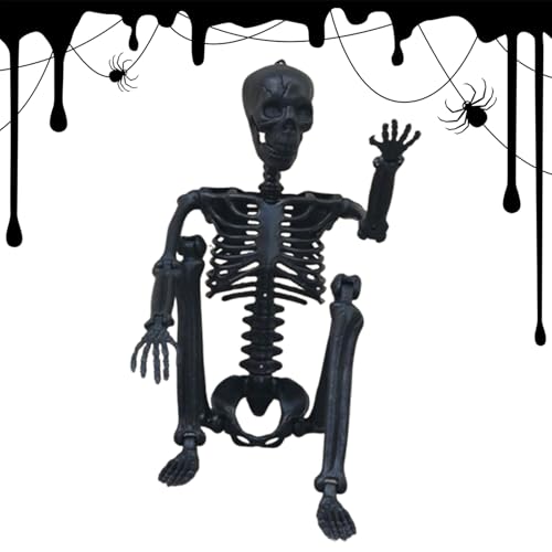 Penlimly Halloween Skelett Dekoration,Lebensgroßes Skelett Modell Mit Beweglichen Gelenken - Unheimliche Szenen Party Deko Für Terrasse Balkon Garten Rasen Penlimly Halloween Skelett Dekoration,Lebensgroßes Skelett Modell Mit Beweglichen Gelenken - Unheimliche Szenen Party Deko Für Terrasse Balkon Garten Rasen von Penlimly
