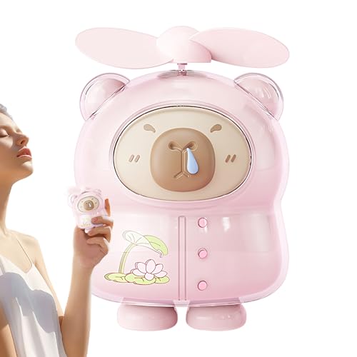 Penlimly Handventilator | Leise Capybara-Blasausrüstung, wiederaufladbar über USB, für Zelt, Outdoor, Camping, Strand, Schreibtisch, Garten, Schule, Fitnessstudio Penlimly Handventilator | Leise Capybara-Blasausrüstung, wiederaufladbar über USB, für Zelt, Outdoor, Camping, Strand, Schreibtisch, Garten, Schule, Fitnessstudio von Penlimly