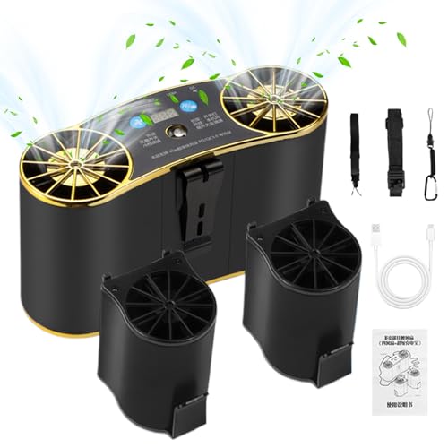 Penlimly Hüftventilator | Persönlicher Kühler Mit USB Aufladung - Mit Licht Für Reisen Outdoor Garten Und Unterwegs von Penlimly