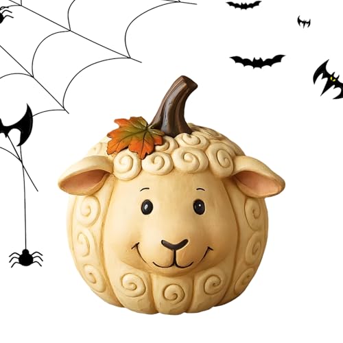 Penlimly Kürbis Figuren Aus Resin - Herbst Halloween Kürbis Tierfiguren - Harz Statue Wohnkultur für Erntedankfest Bauernhaus Schule Kamin Büro Party Indoor Tisch Schreibtisch Feiertag Penlimly Kürbis Figuren Aus Resin - Herbst Halloween Kürbis Tierfiguren - Harz Statue Wohnkultur für Erntedankfest Bauernhaus Schule Kamin Büro Party Indoor Tisch Schreibtisch Feiertag von Penlimly