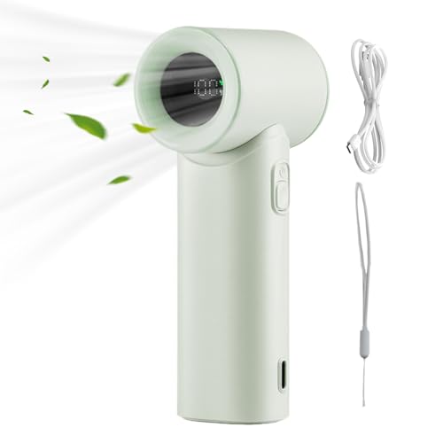 Penlimly Personal Fan - 3000mAh Persönlicher Wiederaufladbarer Handventilator - Kühlzubehör 5 Geschwindigkeiten Mit Lanyard Für Draußen Schlafzimmer Auto Camping von Penlimly