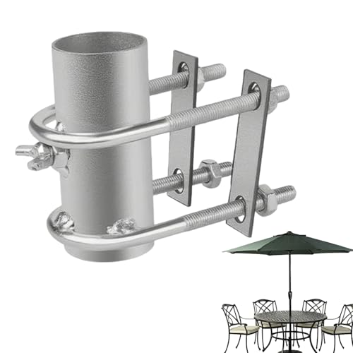 Penlimly Umbrella Railing Montage | Terrassen- Und Balkonhalterung Als Klemme | Befestigungsbügel Verstellbare Basis Tragbarer Ständer Für Camping Grill Pool Outdoor von Penlimly