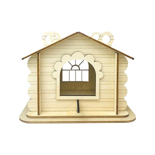 Penlimly Vogelhäuser Für Draußen | Natürliches Holz-Zaunkönighaus | Gartendekoration Für Balkon Terrasse Hof Garten Penlimly Vogelhäuser Für Draußen | Natürliches Holz-Zaunkönighaus | Gartendekoration Für Balkon Terrasse Hof Garten von Penlimly