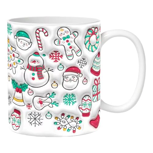 Penlimly Weihnachts Tasse,Keramik Weihnachtskindertassen | 350ml 3D Design Trinkgefäß Mit Für Urlaub Tee Küche Festtag Damen Geburtstag Penlimly Weihnachts Tasse,Keramik Weihnachtskindertassen | 350ml 3D Design Trinkgefäß Mit Für Urlaub Tee Küche Festtag Damen Geburtstag von Penlimly