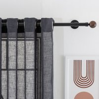 Dunkelfarbene Extra Lange Leinenvorhänge. Nach Maß Tülle, Back Tab Und Haken Ring Drapierung Für Wohnzimmer Schlafzimmer von PenoHomeDecor