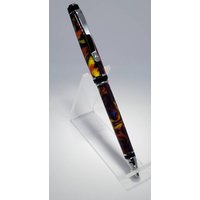 Wunderschöner Handgemachter Mehrfarbiger Acryl Slim Zigarren Kugelschreiber von PensByBillStore