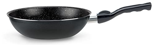 Pensofal BioStone Wok mit abnehmbarem Griff, Aluminium, schwarz, 28 cm von Pensofal