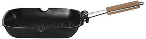 Pensofal Pen8110 Grillpfanne mit abnembarem Griff, 28x28cm, mit Lithokarton, Serie Suprema Bioceramix, Schwarz von Pensofal